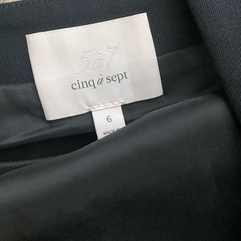 Cinq à Sept Black Midi Dress - Picture 10 of 15